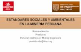 Estándares Sociales y Ambientales en la Minería Peruana