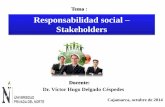 Valor social y stakeholders. parte ii
