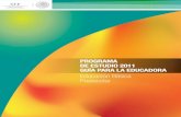 Programa de estudio 2011 guía para la educadora