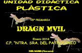 Unidad didáctica plástica:Dragón móvil-  trabajos alumnos 5º - C. P. MIlagro (Navarra) Enero  2014