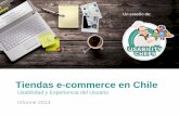 Usabilidad y Experiencia del Usuario (UX) en tiendas e-commerce en Chile