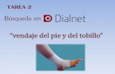 TAREA 2. Búsqueda en Dialnet: "vendaje del pie y del tobillo".