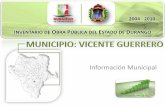 Vicente Guerrero - Inventario de Obra Pública 2004 - 2010