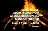 Storytelling para la construcción del mensaje político