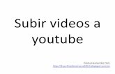 Como subir videos a youtube