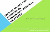 Desarrollo regional para alcanzar la justicia social