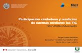 Participación ciudadana y rendición de cuentas MuNet Costa Rica 2015