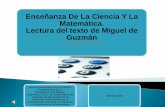 EnseñAnza De La Ciencia Y La MatemáTica Ppt