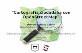 Cartografía ciudadana con OpenStreetMap