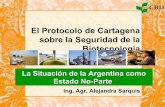 El Protocolo de Cartagena sobre la Seguridad de la Biotecnología