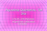 Agostina Quinteros, 1er 3ra