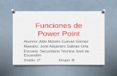 Funciones de power point