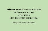 Diapositivas perspectiva interpretativa de la comunicación