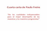 Carta de Paulo Freire