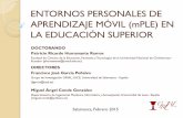 Entornos Personales de Aprendizaje en Móvil (mPLE) en la Educación Superior
