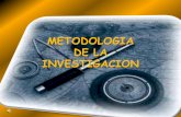 Metodologia de la invetigacion. diapositiva.
