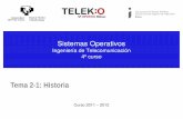 Historia Sistemas Operativos