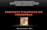 Partidos Políticos de Venezuela