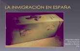 La inmigración en españa
