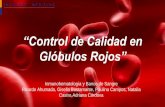 Control de calidad glóbulos rojos
