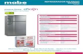 Refrigerador mabe RML11XHUNS0