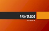 Proverbios 4 - Clase Bíblica CBI