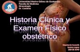 Historia clinica y examen fisico obstetrico