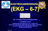 Clase 6-7 ekg 2015 - Dr. Freddy Flores Malpartida