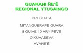 Guarani ñE’ê   Regional Ytusaingo