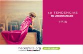 10 tendencias en voluntariado hacesfalta.org