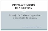 Manejo de la Cetoacidosis diabetica en Urgencias