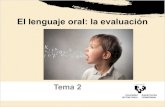 Evaluación del lenguaje oral infantil