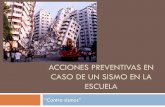Acciones preventivas en caso de un sismo