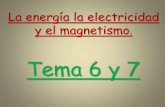 La energía la electricidad y el magnetismo