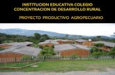 Institucion educativa colegio concentracion de desarrollo rural