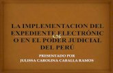 IMPLEMENTACION DEL EXPEDIENTE ELECTRONICO JUDICIAL EN EL PERU