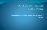 Proceso de paz en colombia presentacion final