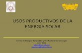 Usos productivos de la energía solar - Anexo 1
