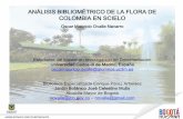 Analisis bibliometrico de la flora de Colombia en Scielo