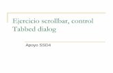 Ejercicio Scrollbar Control Tabbed Dialog VB 6
