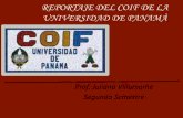 REPORTAJE DEL COIF DE LA UNIVERSIDAD DE PANAMA