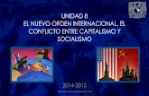 Unidad 8 - El Nuevo Orden Internacional. Conflicto entre Capitalismo y Comunismo
