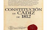 Constitución de Cadiz 1812