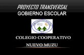 Proyecto transversal  gobierno escolar
