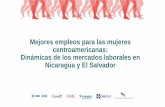 Mejores empleos para las mujeres centroamericanas: Dinámicas de los mercados laborales en Nicaragua y El Salvador