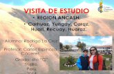 Visita de estudio a la ciudad de Huaraz