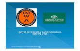 CENTRO DE FORMACIÓN Y CAPACITACIÓN EN EL DEPORTE-UCES-2014