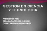 GESTION EN CIENCIA Y TECNOLOGIA