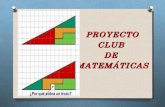 Proyecto club de matemáticas 2015