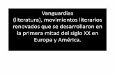 Vanguardias (literatura),